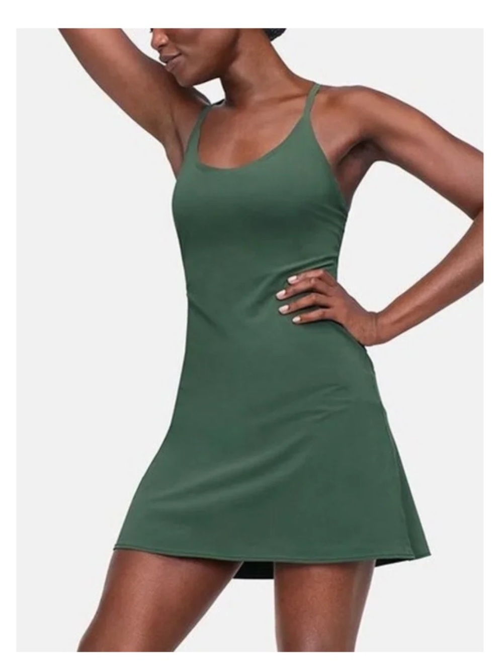 Outdoor Voices Exercise Dress Racerback Athletic Gym Green Size XS - Picture 1 of 7